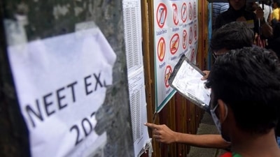 NEET 2021: SC hearing on re-exam for two candidates listed for today (HT Photo) NEET 2021: SC hearing on re-exam for two candidates listed for today (HT Photo)