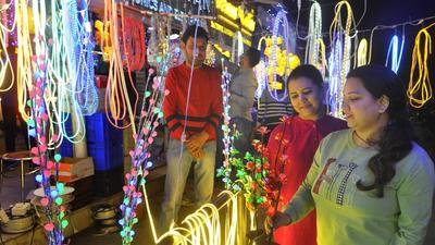 Hit by the pandemic in 2020, traders in Chandigarh are reporting an uptick in sales ahead of Diwali this year. Hit by the pandemic in 2020, traders in Chandigarh are reporting an uptick in sales ahead of Diwali this year.