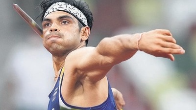 Neeraj Chopra won gold with his javelin at the Tokyo Olympics. Neeraj Chopra won gold with his javelin at the Tokyo Olympics.