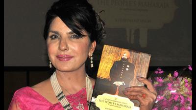 Aroosa Alam at the launch of Capt Amarinder Singh’s book in March 2017. (ht file) Aroosa Alam at the launch of Capt Amarinder Singh’s book in March 2017. (ht file)