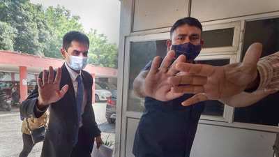 Sameer Wankhede was in New Delhi on Tuesday. (PTI) Sameer Wankhede was in New Delhi on Tuesday. (PTI)