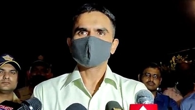 NCB’s Mumbai zonal director Sameer Wankhede. (ANI Photo) NCB’s Mumbai zonal director Sameer Wankhede. (ANI Photo)