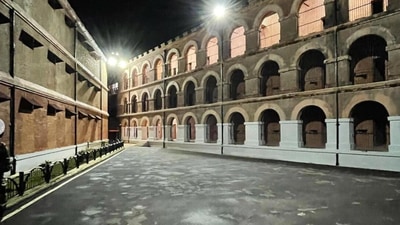 Kangana shared this picture of the prison complex, also called the Kaala Paani jail. Kangana shared this picture of the prison complex, also called the Kaala Paani jail.