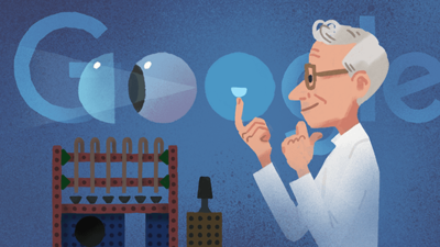 Google Doodle celebrating Czech scientist Otto Wichterle's 108th birthday Google Doodle celebrating Czech scientist Otto Wichterle's 108th birthday