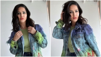 Sunny Leone’s denim jacket with a twist is a must-have for every wardrobe (Instagram/@sunnyleone) Sunny Leone’s denim jacket with a twist is a must-have for every wardrobe (Instagram/@sunnyleone)