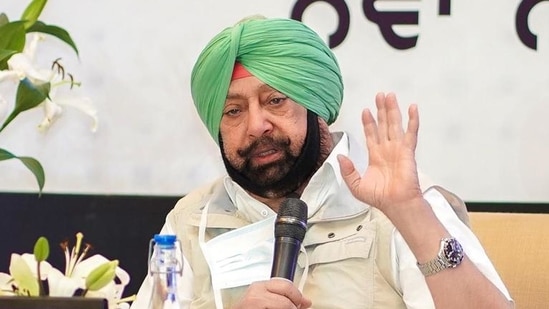 Former Punjab chief minister Captain Amarinder Singh.&nbsp;(File photo)