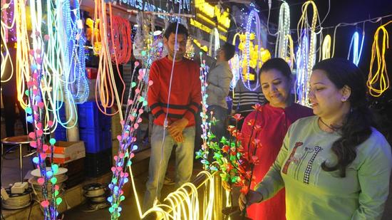 Hit by the pandemic in 2020, traders in Chandigarh are reporting an uptick in sales ahead of Diwali this year.