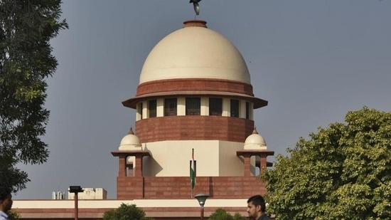 The bench of justices Dhananjaya Y Chandrachud, Vikram Nath and BV Nagarathna had last week sought to know what study was done to arrive at an income threshold of <span class='webrupee'>₹</span>8 lakh to identify the poor uniformly across the country. (HT PHOTO) The bench of justices Dhananjaya Y Chandrachud, Vikram Nath and BV Nagarathna had last week sought to know what study was done to arrive at an income threshold of <span class='webrupee'>₹</span>8 lakh to identify the poor uniformly across the country. (HT PHOTO)