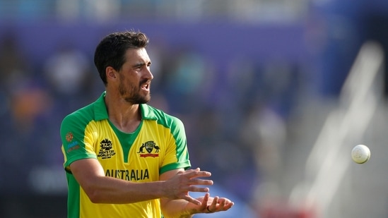 Cricket - ICC Men's T20 World Cup 2021 - Super 12 - Group 1 - Australia v South Africa - Zayed Cricket Stadium, Abu Dhabi, United Arab Emirates - October 23, 2021 Australia's Mitchell Starc REUTERS/Hamad I Mohammed(REUTERS)