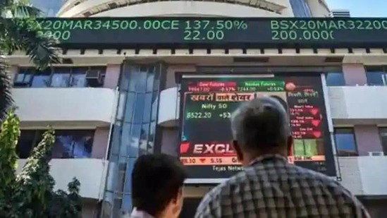 Asian Paints was the top gainer in the Sensex pack, rallying around 6 per cent, followed by ICICI Bank, Sun Pharma, Nestle India, Dr Reddy’s and TCS.(PTI) Asian Paints was the top gainer in the Sensex pack, rallying around 6 per cent, followed by ICICI Bank, Sun Pharma, Nestle India, Dr Reddy’s and TCS.(PTI)