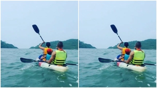 She also wrote about the time that they got stuck in the waters and had a whole lot of adventure.(Instagram/@gulpanag)