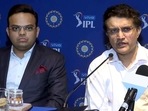 BCCI president Sourav Ganguly, Secretary Jay Shah(ANI) BCCI president Sourav Ganguly, Secretary Jay Shah(ANI)