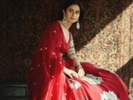Rasika Dugal, in a <span class='webrupee'>₹</span>76K lehenga, is a sight to behold(Instagram/@rasikadugal) Rasika Dugal, in a <span class='webrupee'>₹</span>76K lehenga, is a sight to behold(Instagram/@rasikadugal)