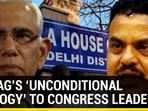 Ex-CAG's ‘unconditional apology’ to Congress leader