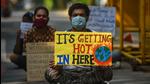 The climate crisis is a reality. Our planet is unable to breathe. The three poles — the Arctic, Antarctica and the Himalayas — are all melting. Oceans are warmer than ever before (Amal KS/HT PHOTO) The climate crisis is a reality. Our planet is unable to breathe. The three poles — the Arctic, Antarctica and the Himalayas — are all melting. Oceans are warmer than ever before (Amal KS/HT PHOTO)