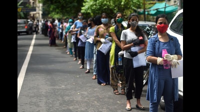 Weeks of waiting finally concluded on Thursday as the Supreme Court (SC) stayed an order by the Bombay high court (HC), thus making way for the announcement of the National Eligibility-cum-Entrance Test (NEET-UG) results. (HT FILE) Weeks of waiting finally concluded on Thursday as the Supreme Court (SC) stayed an order by the Bombay high court (HC), thus making way for the announcement of the National Eligibility-cum-Entrance Test (NEET-UG) results. (HT FILE)