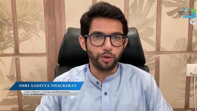 Maharashtra tourism and environment minister Aaditya Thackeray at the HT Tourism Conclave on Thursday. (Screengrab) Maharashtra tourism and environment minister Aaditya Thackeray at the HT Tourism Conclave on Thursday. (Screengrab)