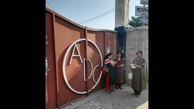 The Sangrur college principal had alleged that she had been suspended without valid reason by the management of the Akal Degree College for Women; she was allowed in after DPI withdrew suspension. (HT Photo)