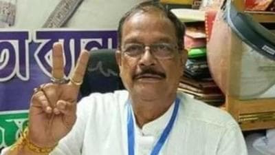 West Bengal law minister Moloy Ghatak was questioned by the Enforcement Directorate on Thursday in connection with a coal smuggling case. (TWITTER.) West Bengal law minister Moloy Ghatak was questioned by the Enforcement Directorate on Thursday in connection with a coal smuggling case. (TWITTER.)