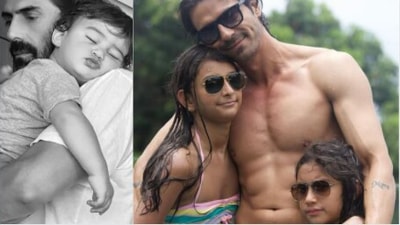 Arjun Rampal shares throwback pictures with his children (Instagram)