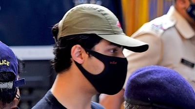 Aryan Khan (pictured here), Arbaaz Merchant and Munmun Dhamecha were granted bail on Thursday Aryan Khan (pictured here), Arbaaz Merchant and Munmun Dhamecha were granted bail on Thursday 