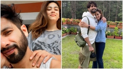 Shahid Kapoor shared pictures with Mira Rajput. Shahid Kapoor shared pictures with Mira Rajput.