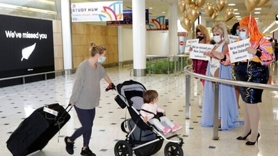 Australia advised international travellers on Thursday, Oct. 28, 2021, to "exercise a high degree of caution" overseas as it prepares to open its borders for the first time in 19 months. (AP Photo/Rick Rycroft, File) Australia advised international travellers on Thursday, Oct. 28, 2021, to "exercise a high degree of caution" overseas as it prepares to open its borders for the first time in 19 months. (AP Photo/Rick Rycroft, File)