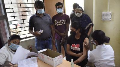 The Covid-19 vaccination camps will be set up at Noida high-rises from 5pm to 8pm, barring Sundays. (Sakib Ali/HT) The Covid-19 vaccination camps will be set up at Noida high-rises from 5pm to 8pm, barring Sundays. (Sakib Ali/HT)