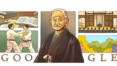 Professor Kano Jigoro is often referred to as Japan's “Father of Judo”&nbsp; (Google Doodle)