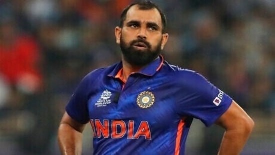 India's Mohammed Shami(AP)