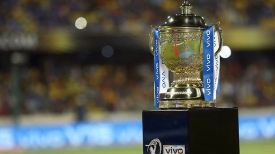 File image of IPL trophy.(Twitter)