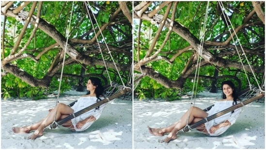 Tanishaa Mukherji’s beach vacation is all about sea, sand and sun(Instagram/@tanishaamukherji) Tanishaa Mukherji’s beach vacation is all about sea, sand and sun(Instagram/@tanishaamukherji)