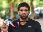 Tokyo Olympics silver medallist wrestler Ravi Dahiya (HT Media ) Tokyo Olympics silver medallist wrestler Ravi Dahiya (HT Media )