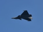 The Long Range Bomb was released from a fighter aircraft of the Indian Air Force. The Long Range Bomb was released from a fighter aircraft of the Indian Air Force.