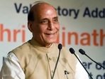 "Now Modi has brought Swadeshi 4.0,” Rajnath Singh said, while addressing a conference "Now Modi has brought Swadeshi 4.0,” Rajnath Singh said, while addressing a conference