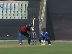 File Photo Nitish Rana batting in Syed Mushtaq Ali Trophy(BCCI/Twitter) File Photo Nitish Rana batting in Syed Mushtaq Ali Trophy(BCCI/Twitter)
