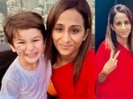 Kareena Kapoor and Taimur Ali Khan at a Halloween party. Kareena Kapoor and Taimur Ali Khan at a Halloween party.