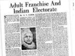 The article appeared in the Hindustan Times on January 26, 1950. The writer was a freedom fighter and India’s first public works, mines and power minister. The article appeared in the Hindustan Times on January 26, 1950. The writer was a freedom fighter and India’s first public works, mines and power minister.