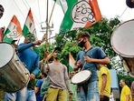While campaigning at Dinhata on Monday, the chief minister’s nephew and TMC national general secretary Abhishek Banerjee countered the attacks. While campaigning at Dinhata on Monday, the chief minister’s nephew and TMC national general secretary Abhishek Banerjee countered the attacks.