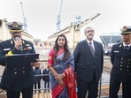 Ambassador of India (Moscow) D Bala Venkatesh Varma and other senior dignitaries during the launch of Tushil by Datla Vidya Varma. (PTI Photo) Ambassador of India (Moscow) D Bala Venkatesh Varma and other senior dignitaries during the launch of Tushil by Datla Vidya Varma. (PTI Photo)