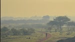 A haze over Mayur Vihar on Friday morning. (Amal KS/HT Photo) A haze over Mayur Vihar on Friday morning. (Amal KS/HT Photo)
