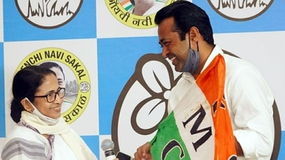 Welcoming Paes, West Bengal chief minister Mamata Banerjee said, “I was the sports minister of the country when I (first) met him (Paes)... I have got my younger brother in the TMC.” (ANI Photo) (Utpal Sarkar) Welcoming Paes, West Bengal chief minister Mamata Banerjee said, “I was the sports minister of the country when I (first) met him (Paes)... I have got my younger brother in the TMC.” (ANI Photo) (Utpal Sarkar)