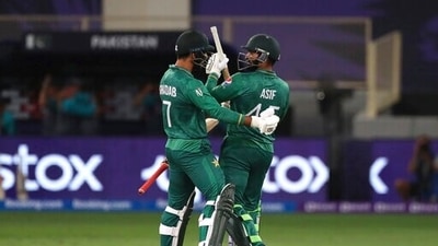 T20 World Cup: Late blows from Asif Ali seal third win for Pakistan (AP) T20 World Cup: Late blows from Asif Ali seal third win for Pakistan (AP)