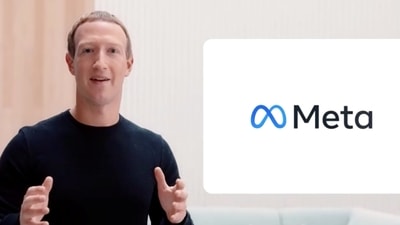 Facebook CEO Mark Zuckerberg speaks during a live-streamed virtual and augmented reality conference to announce the rebrand of Facebook as Meta.&nbsp; (Reuters Photo)