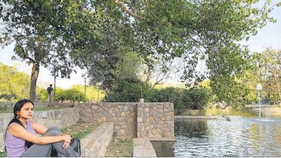 Architect and urban conservationist Smita Babar, 32, graciously allows herself to be snapped.