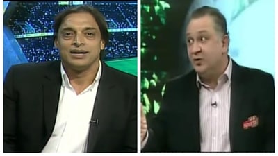 Shoaib Akhtar and Nauman Niaz