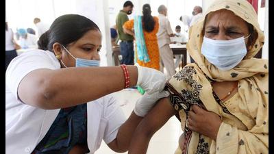 Around 66.14 % of the state’s total eligible adult population had received at least one dose, while around 21.51% was fully immunised (File Photo) Around 66.14 % of the state’s total eligible adult population had received at least one dose, while around 21.51% was fully immunised (File Photo)