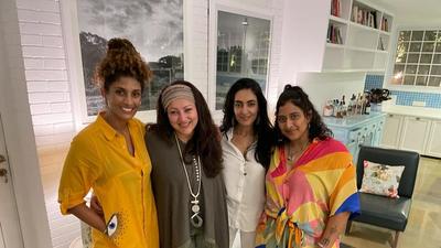 Lina Asher (second from left) said her life-long research in education and neuro and behavioural sciences has taught her that gratitude and appreciation, practiced consciously and mindfully, helps people in coping with stressful, negative, and frustrating situations. Lina Asher (second from left) said her life-long research in education and neuro and behavioural sciences has taught her that gratitude and appreciation, practiced consciously and mindfully, helps people in coping with stressful, negative, and frustrating situations.
