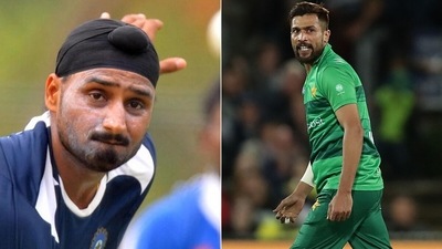 Harbhajan Singh is highly miffed with Mohammad Amir. (Getty Images) Harbhajan Singh is highly miffed with Mohammad Amir. (Getty Images)