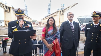 Ambassador of India (Moscow) D Bala Venkatesh Varma and other senior dignitaries during the launch of Tushil by Datla Vidya Varma. (PTI Photo) (PTI) Ambassador of India (Moscow) D Bala Venkatesh Varma and other senior dignitaries during the launch of Tushil by Datla Vidya Varma. (PTI Photo) (PTI)